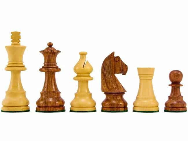 Die Empire Serie Holz Schach Teile IN Knospe Rose & Kiste Holz 4.1 " King 
