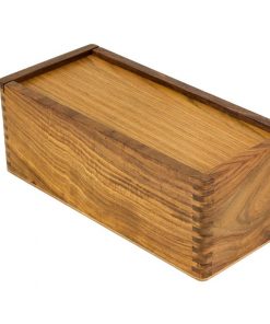 Aufbewahrungsbox aus Rosenholz für Schachfiguren aus Holz (Königshöhe = 7 bis 10 cm)