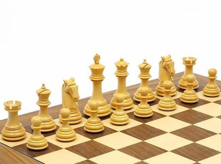 Schachset "Gambit" aus Buchsbaumholz - King-Chess.de
