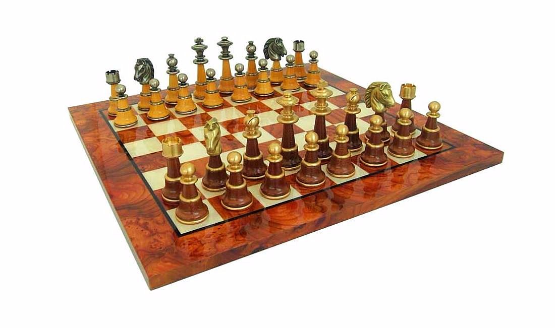 XL Schachfiguren aus Holz