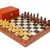 Schachensemble "Supreme" Schachbrett aus Rosenholz